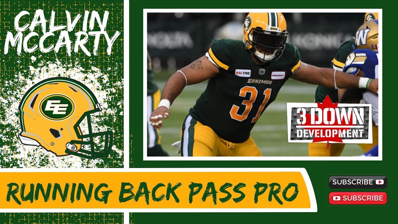Running Back Pass Protection.
