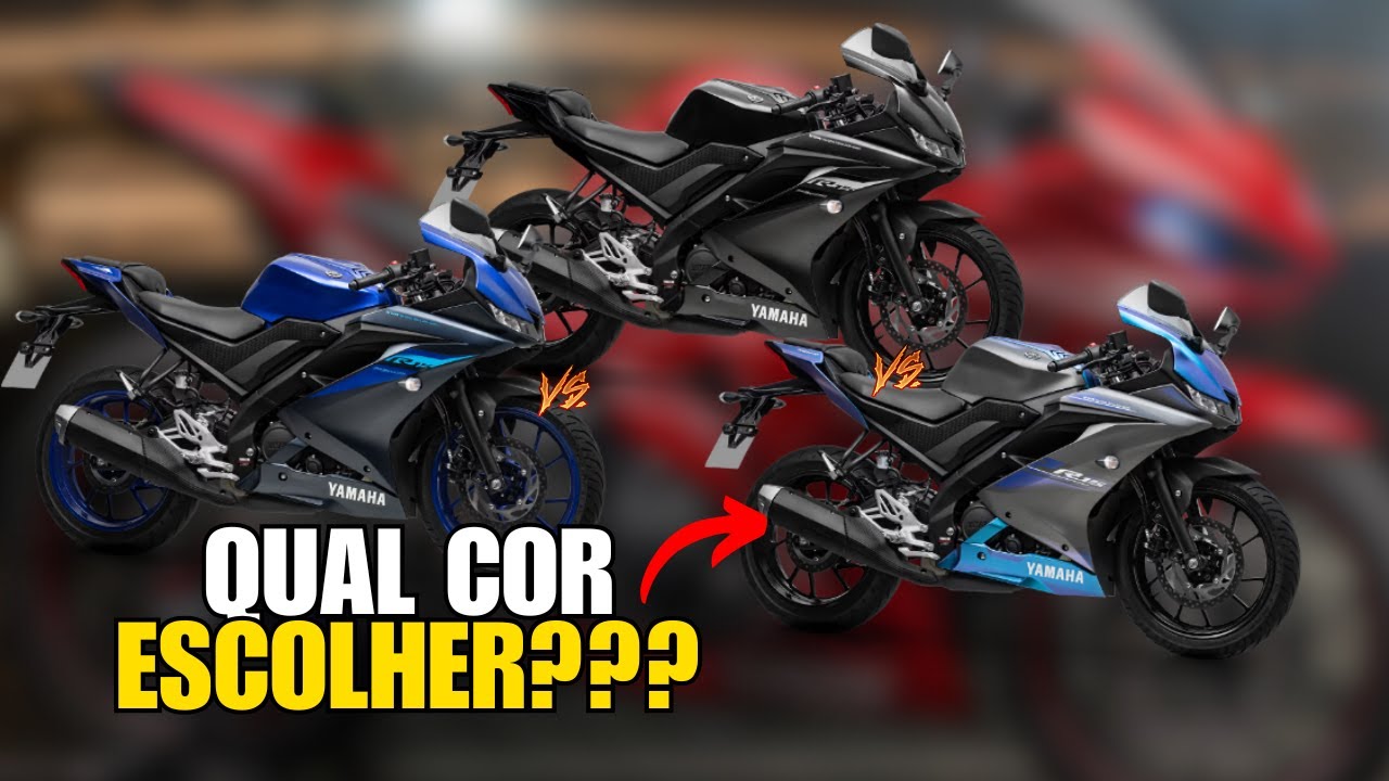 QUAL A MELHOR COR DA YAMAHA R15 2025 | COMPARA&Ccedil;&Otilde;ES ENTRE ELAS