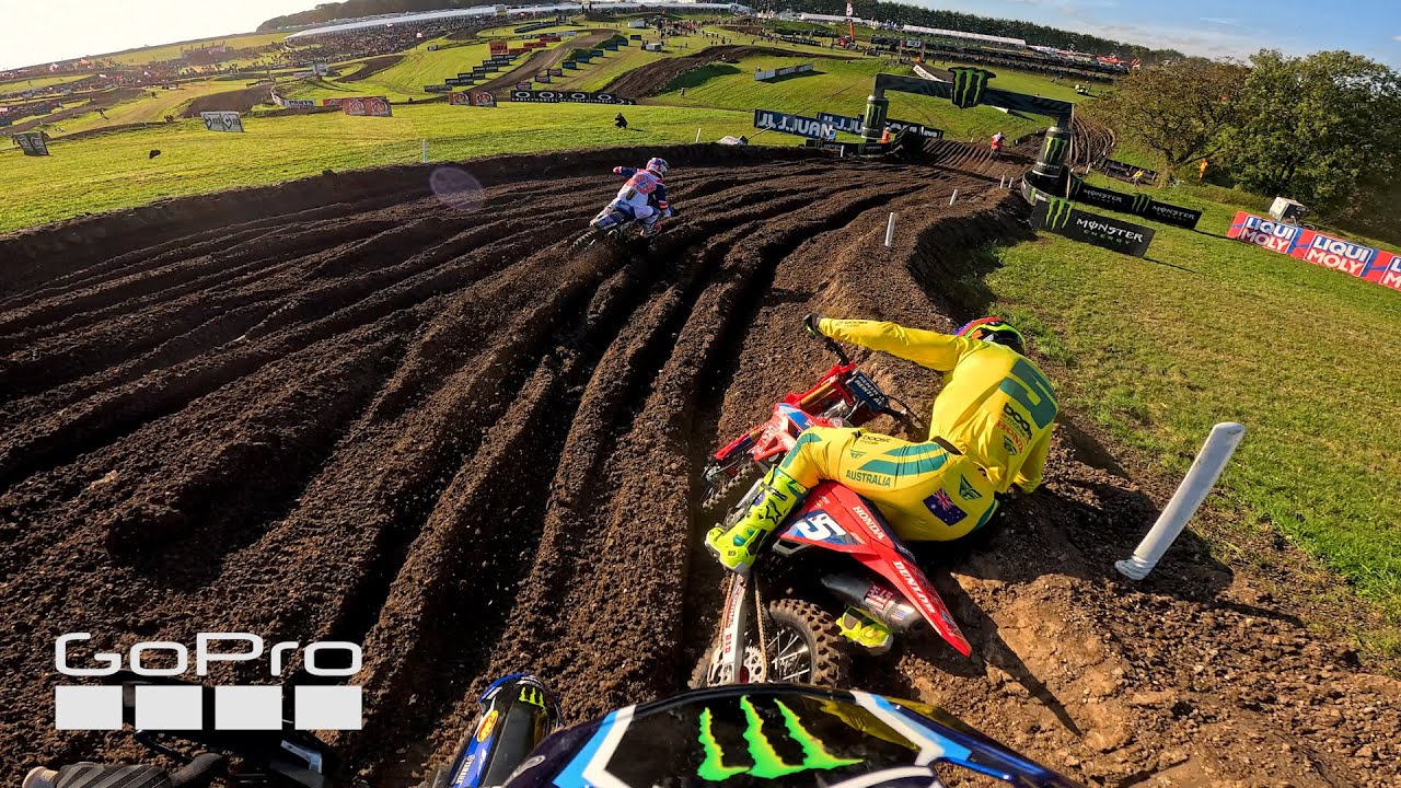 GoPro: Max Anstie 2024 FIM MXoN MX2 Qualifying Moto from Matterley Basin
