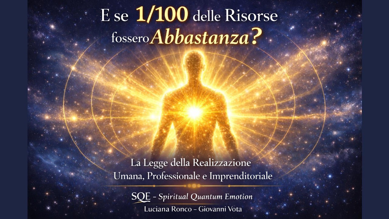 SQE - E se 1/100 delle Risorse fossero Abbastanza? La Legge della Realizzazione