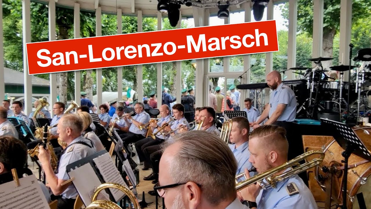 Olpe Schützenfest 2025 - Gebirgsmusikkorps der Bundeswehr - San-Lorenzo-Marsch / 21. Juli 2025 (4K)