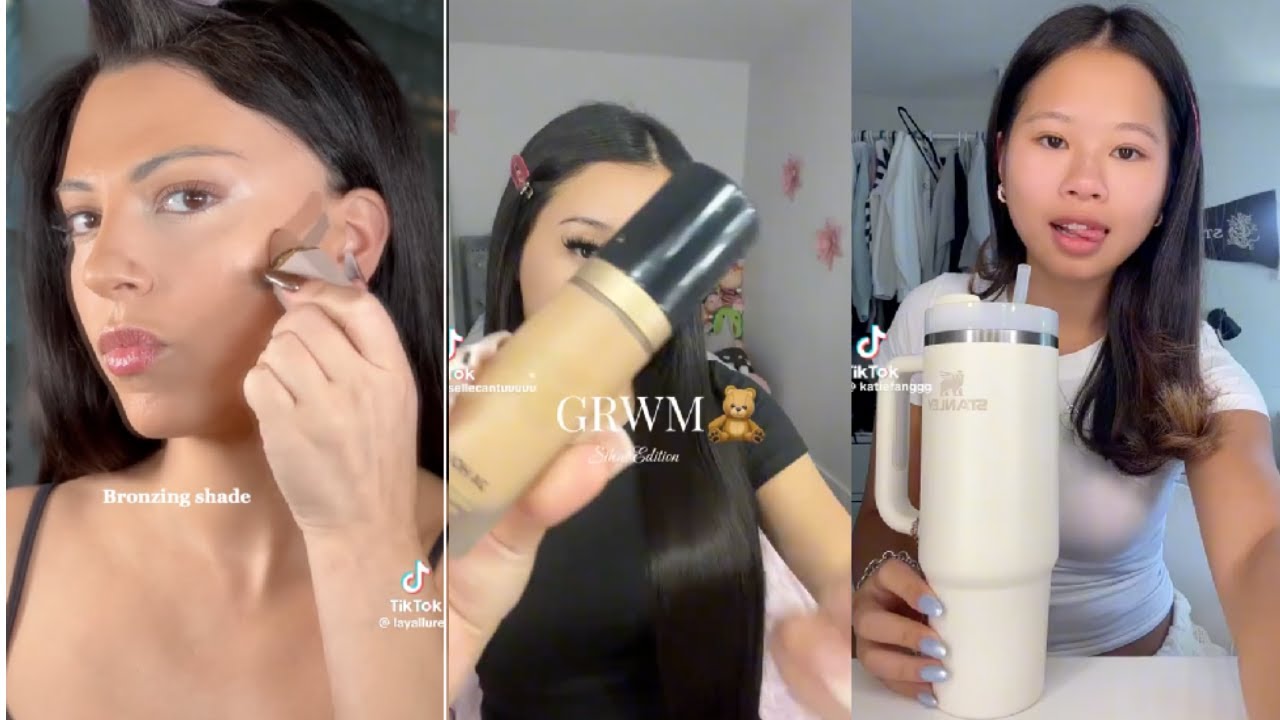 SILENCE GRWM ASMR TIK TOK COMPILATION