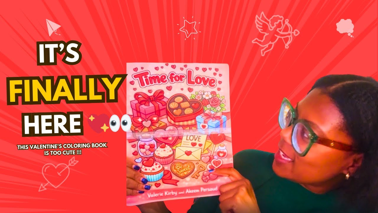 Valentine’s Coloring Pages | Simple & Advanced Designs | Book Unboxing