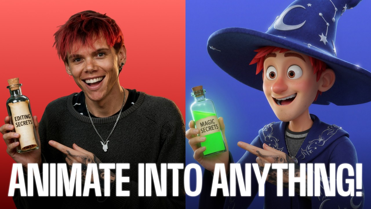 Превращаю себя в полностью анимированный мультфильм с искусственным интеллектом
