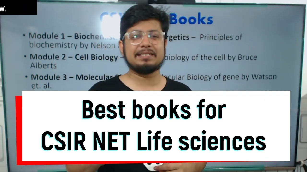 CSIR NET ke liye best books | for CSIR NET life science exam
