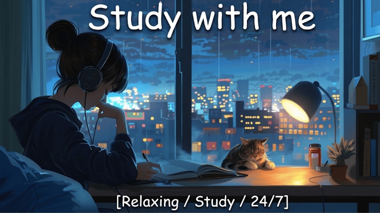 [playlist] Study With Me 🌙 Cozy Night Lofi | Focus & Relax