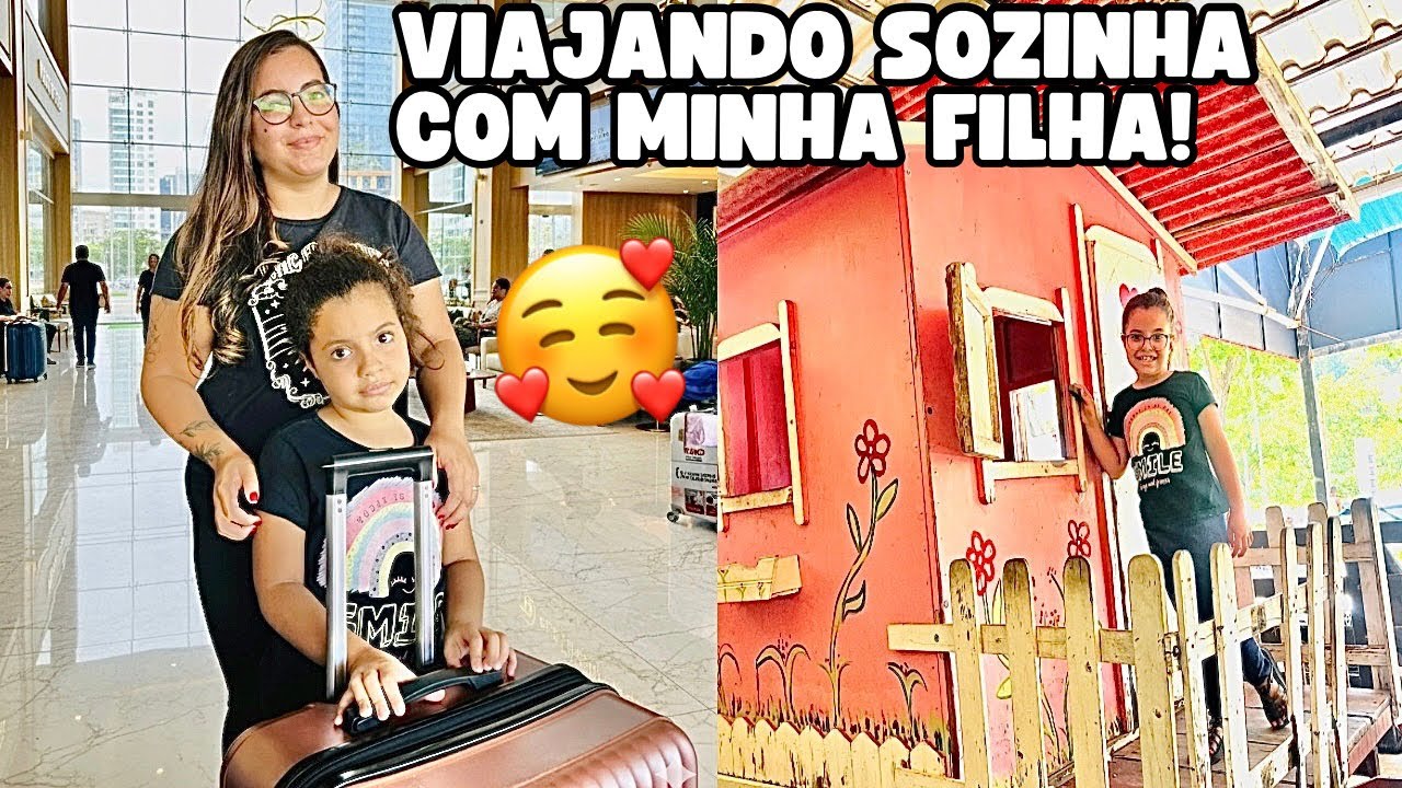 VIAJEI SOZINHA COM MINHA FILHA | NOSSA VIAGEM ATÉ CAMPINAS SÃO PAULO! 