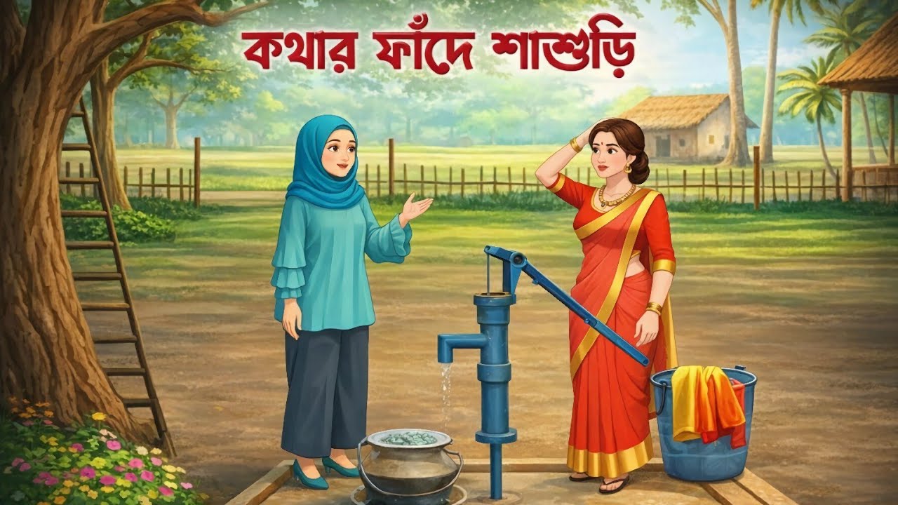 কথার ফাঁদে শাশুড়ি 😰| Bow Sasurir Natok | Bangla Village Story | Bangla Cartoonv| Sundarban Cartoon |