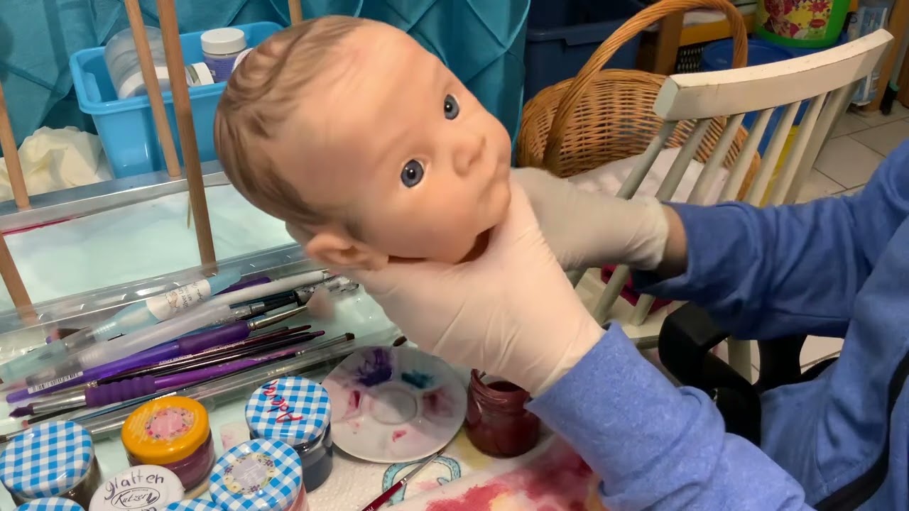Rebornbaby Färbekurs Teil 4 /// Röten. ❤️🌞❤️