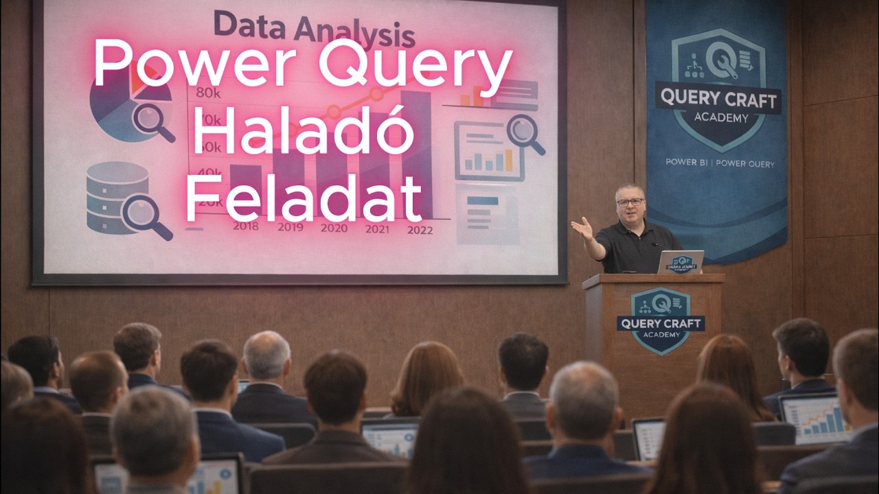 Power Query haladó gyakorlati feladat – Önálló megoldás | Excel Power Query