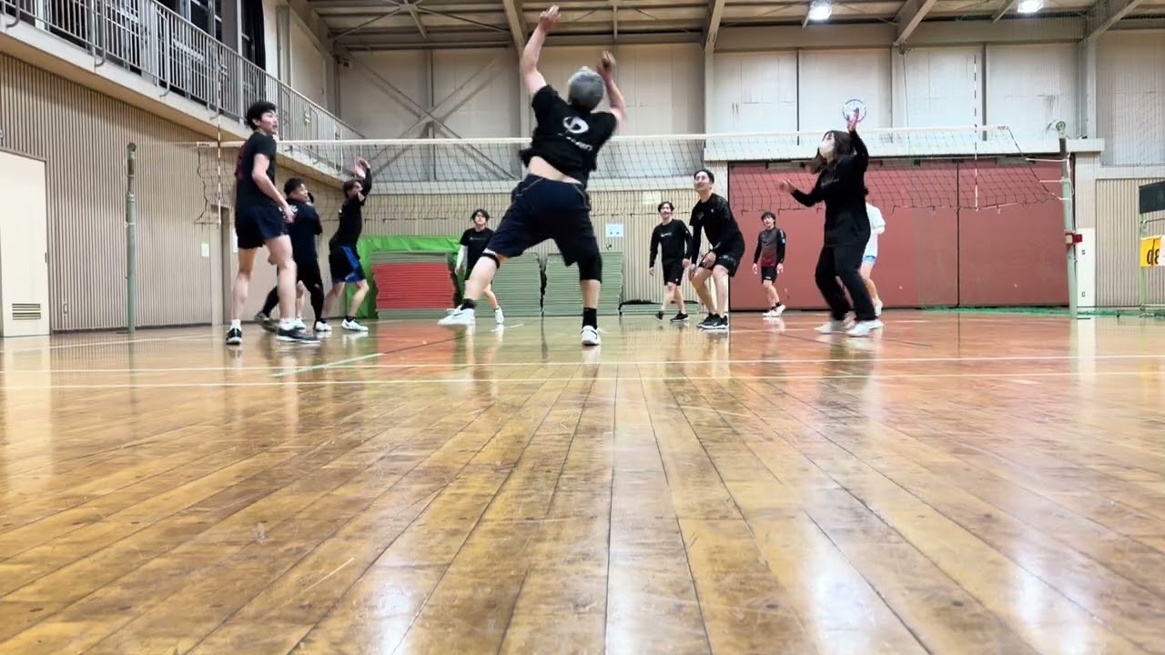 2026.3.15  あきる野混合バレー4セット目