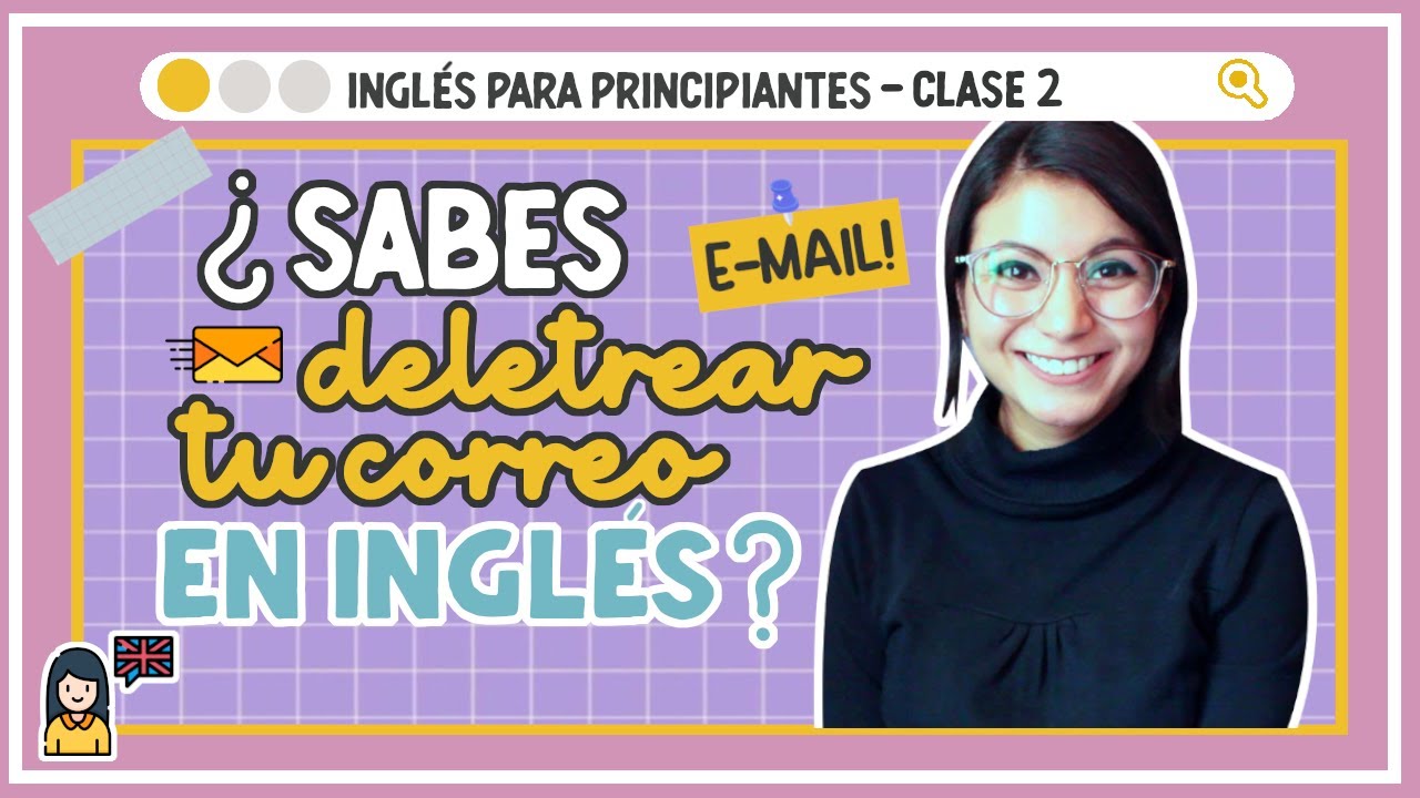 Aprende a deletrear tu correo electrónico en inglés | Inglés para principiantes.