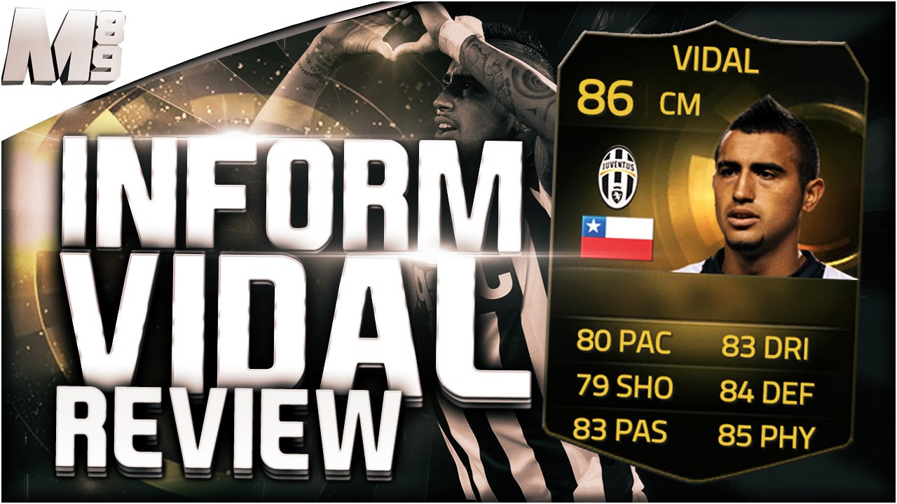 FIFA 15 UT - IF VIDAL || FIFA 15 Ultimate Team 86 Inform Player Review + In Game Stats