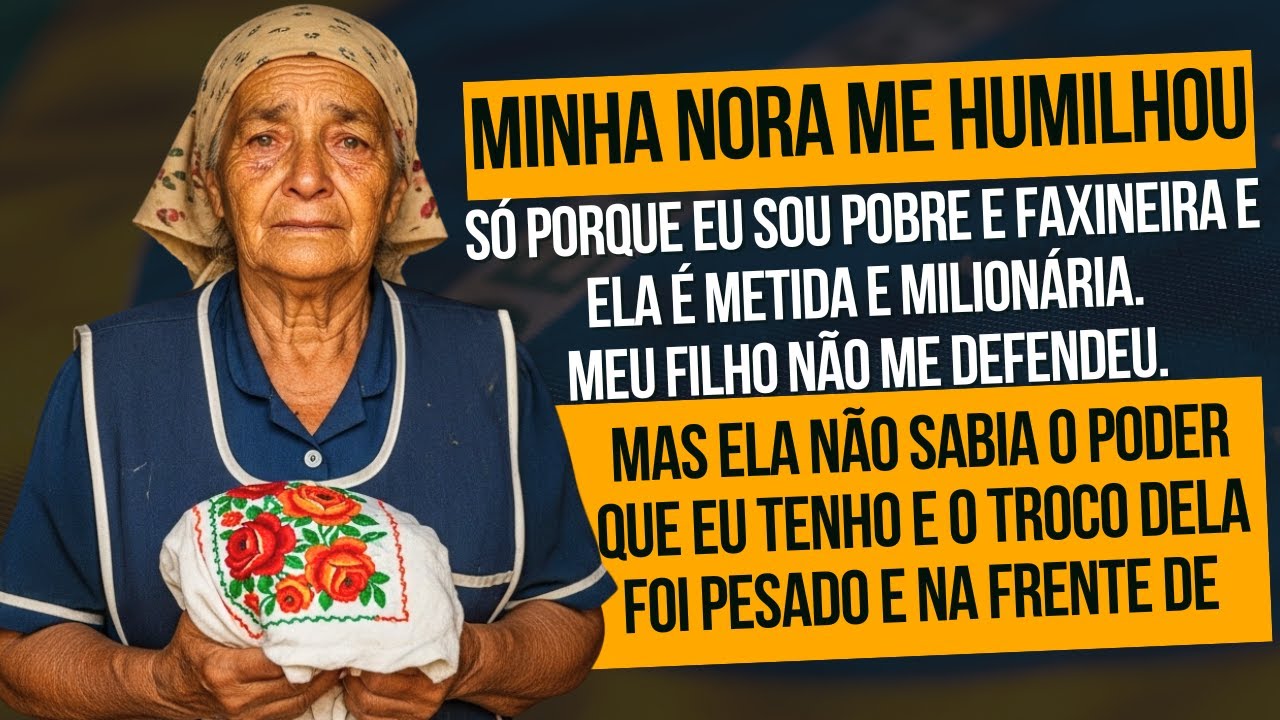 HISTÓRIA REAL: NORA MILIONÁRIA FEZ ESTA AVÓ  FAXINEIRA CHORAR POR CAUSA DE UM PANO DE PRATO 👵😢