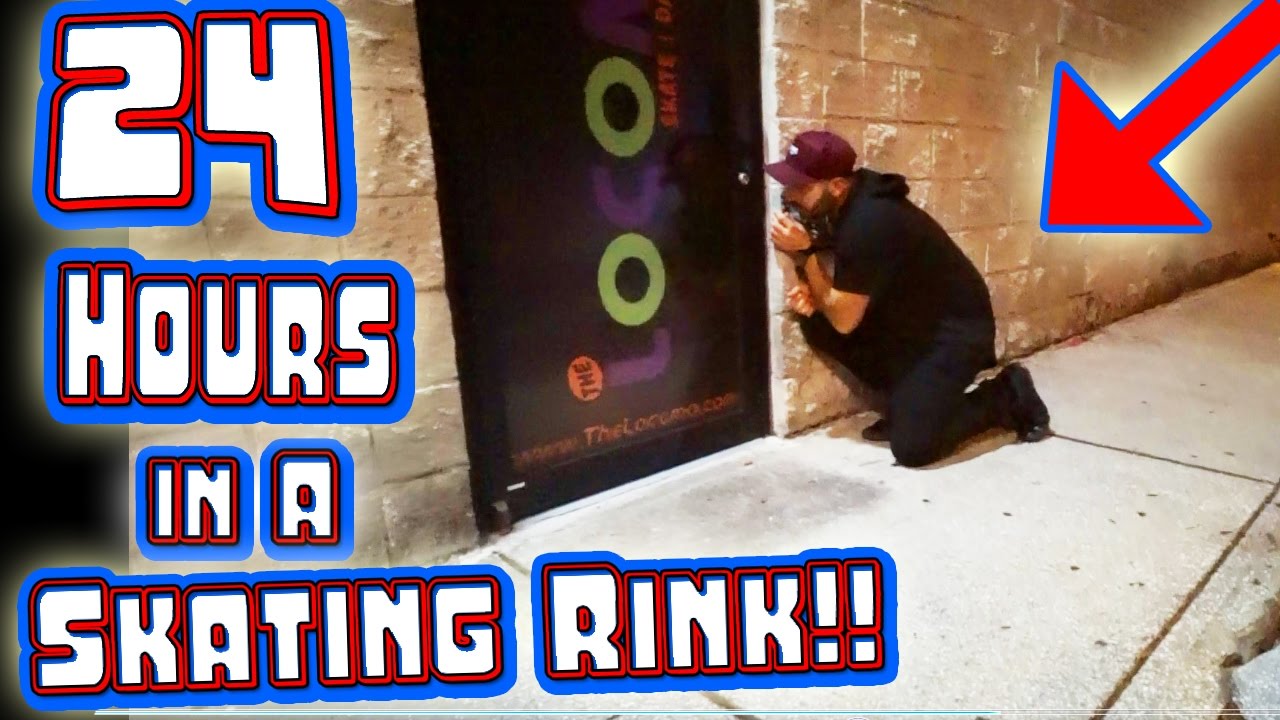 24 HOUR OVERNIGHT CHALLENGE AT A SKATING RINK!! | MOE SARGI