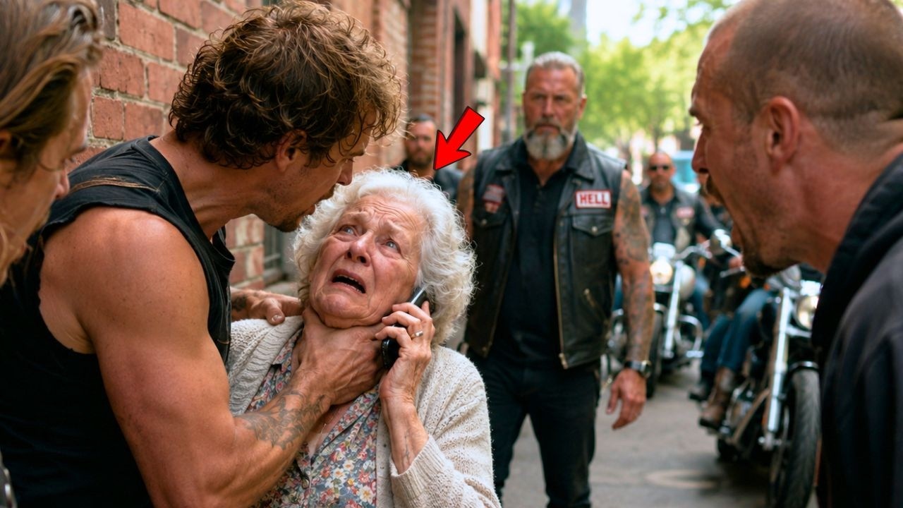 &ldquo;Shut Up!&rdquo; Bullies Hurt an Old Lady &mdash; Then Froze When Her Hells Angels Son Arrived
