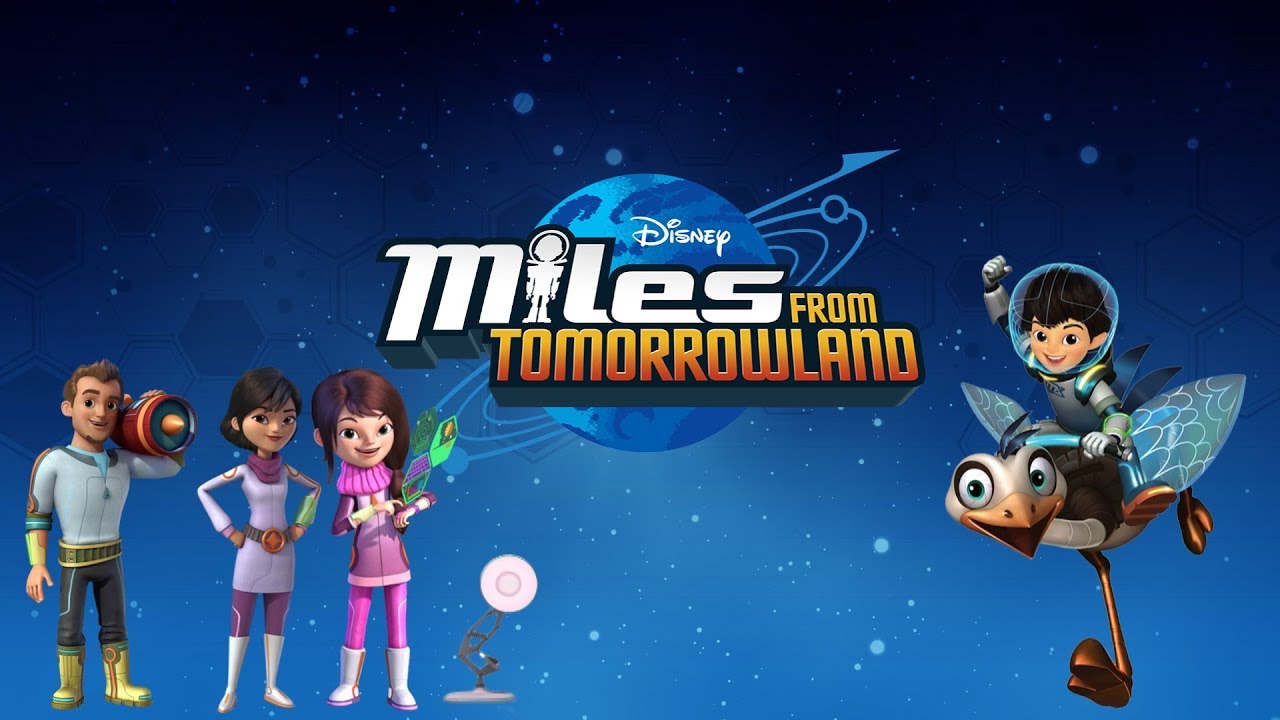 Miles from Tomorrowland Logo Spoof Luxo Lamp