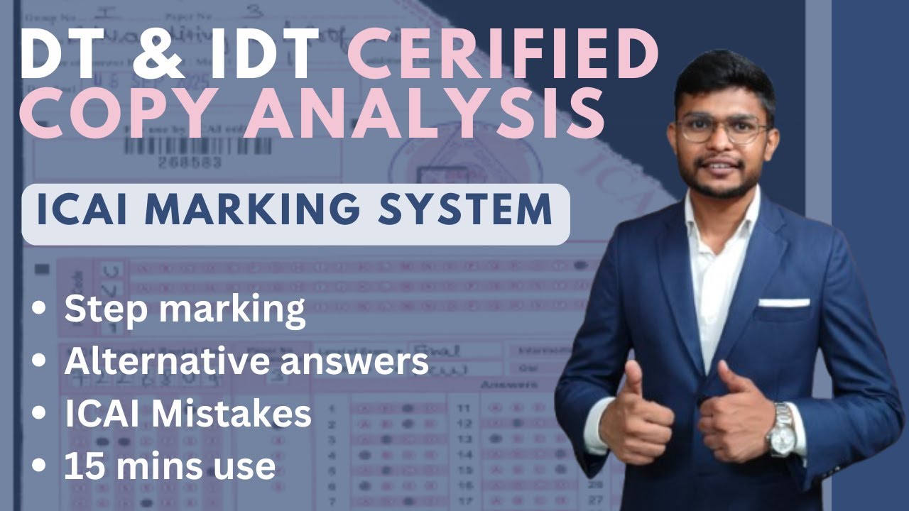 DT & IDT certified copy analysis | Tips to score more marks