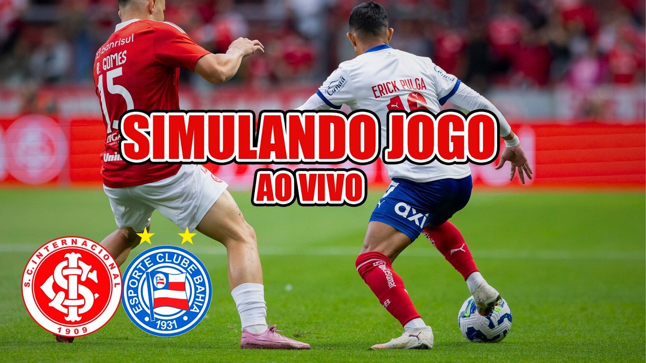 INTERNACIONAL X BAHIA AO VIVO 🔴 BRASILEIRÃO | SIMULAÇÃO PES 2021