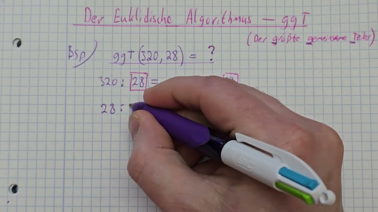 5 Der Euklidische Algorithmus - ggT