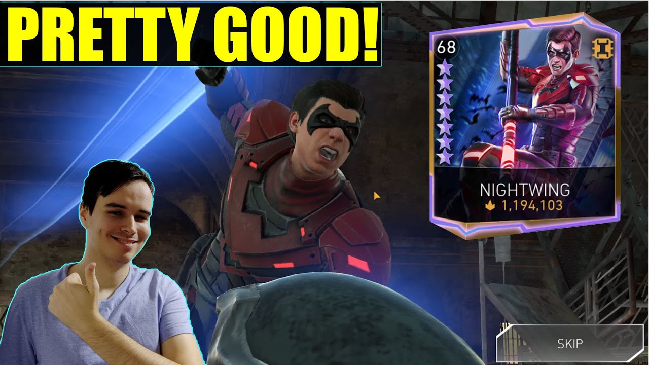 Max Class Ascension Nightwing Does Solid DMG Injustice 2 Mobile