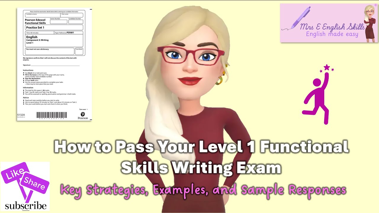 How to Pass Your Level 1 Functional Skills Writing Exam