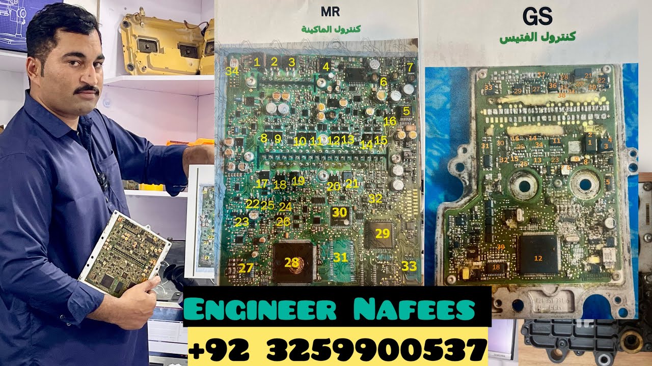 MR , GS And EDC 7 Inside Board IC And Components Location & Its Work Information Book Available !