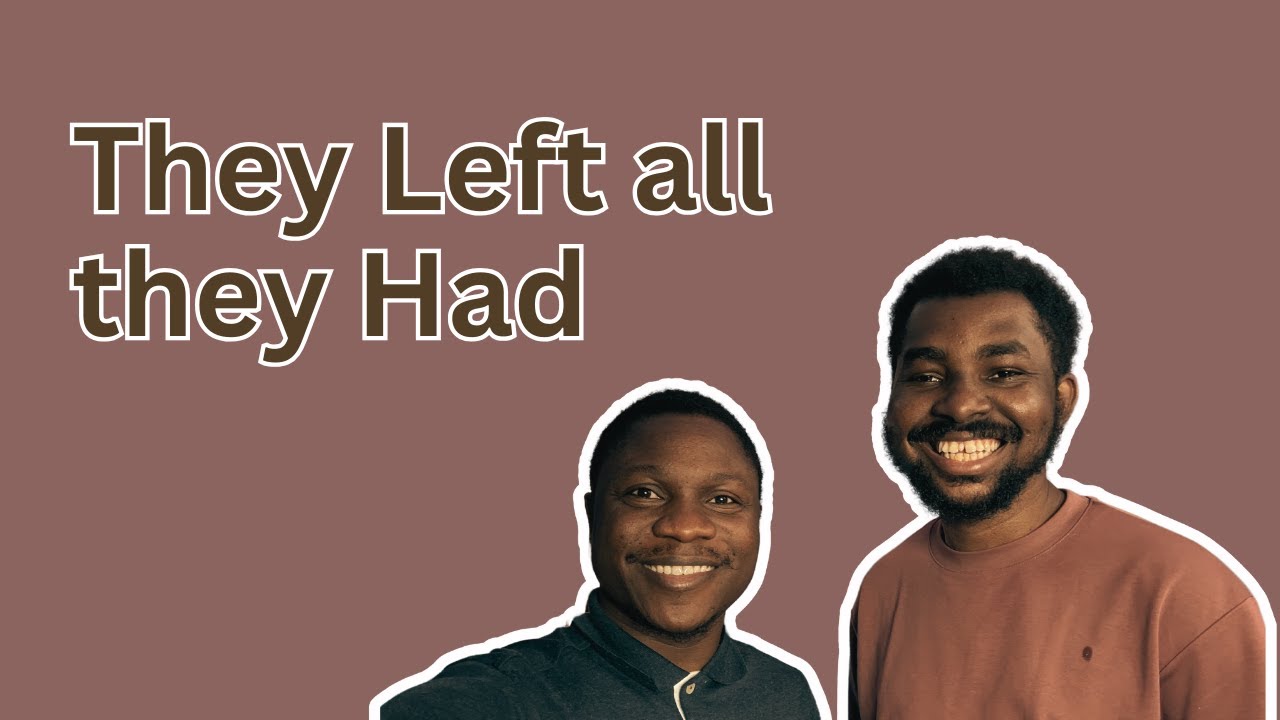 These 2 Men Left All they had for a new land they knew nothing about