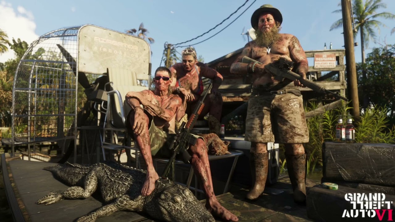 GRAND THEFT AUTO: VI&reg;️| Official Screen Capture 61 | Grassrivers | &lsquo;Swamp People&rsquo;
