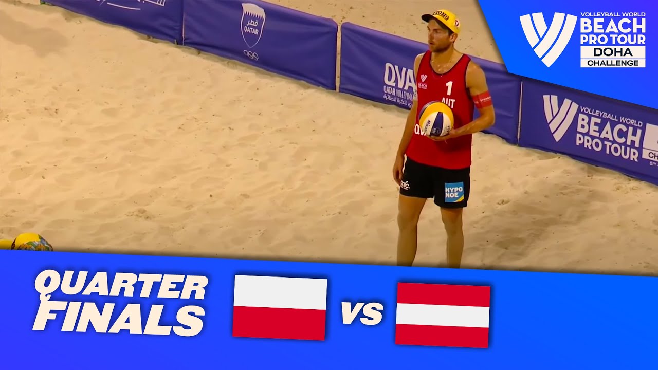 Bryl/Losiak vs. Seidl, R./Waller - Quarterfinal Highlights of Doha 2022 #BeachProTour