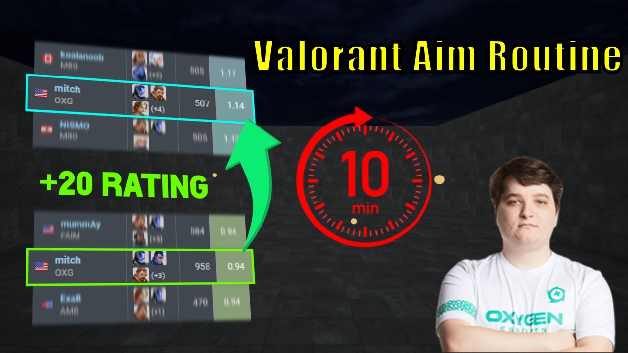 Warmup in 10mins like OXG Mitch - FREE Aim Routine