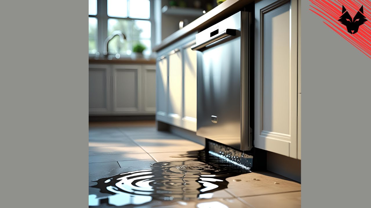 What to do if the dishwasher leaks water