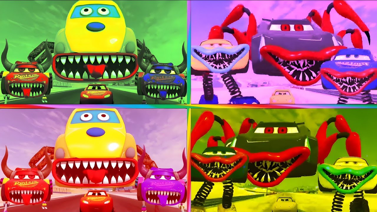 SPIDER MAN vs MONSTER CARS in TILES HOP13