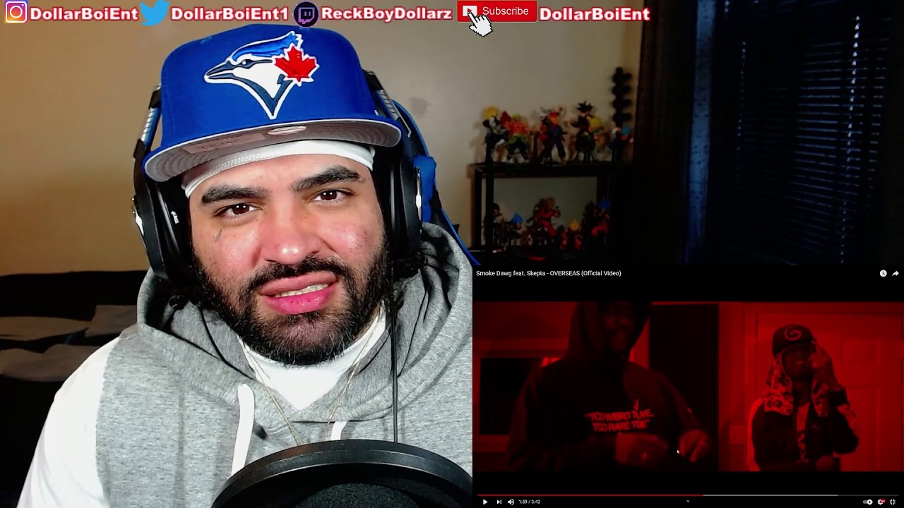 Smoke Dawg feat. Skepta - OVERSEAS (Official Music Video) New York Reaction [DollarBoiEnt]