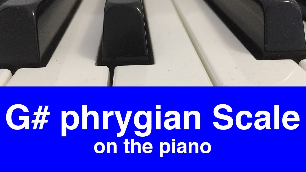 G# Phrygian Scale Piano And Music Theory Tutorial✨