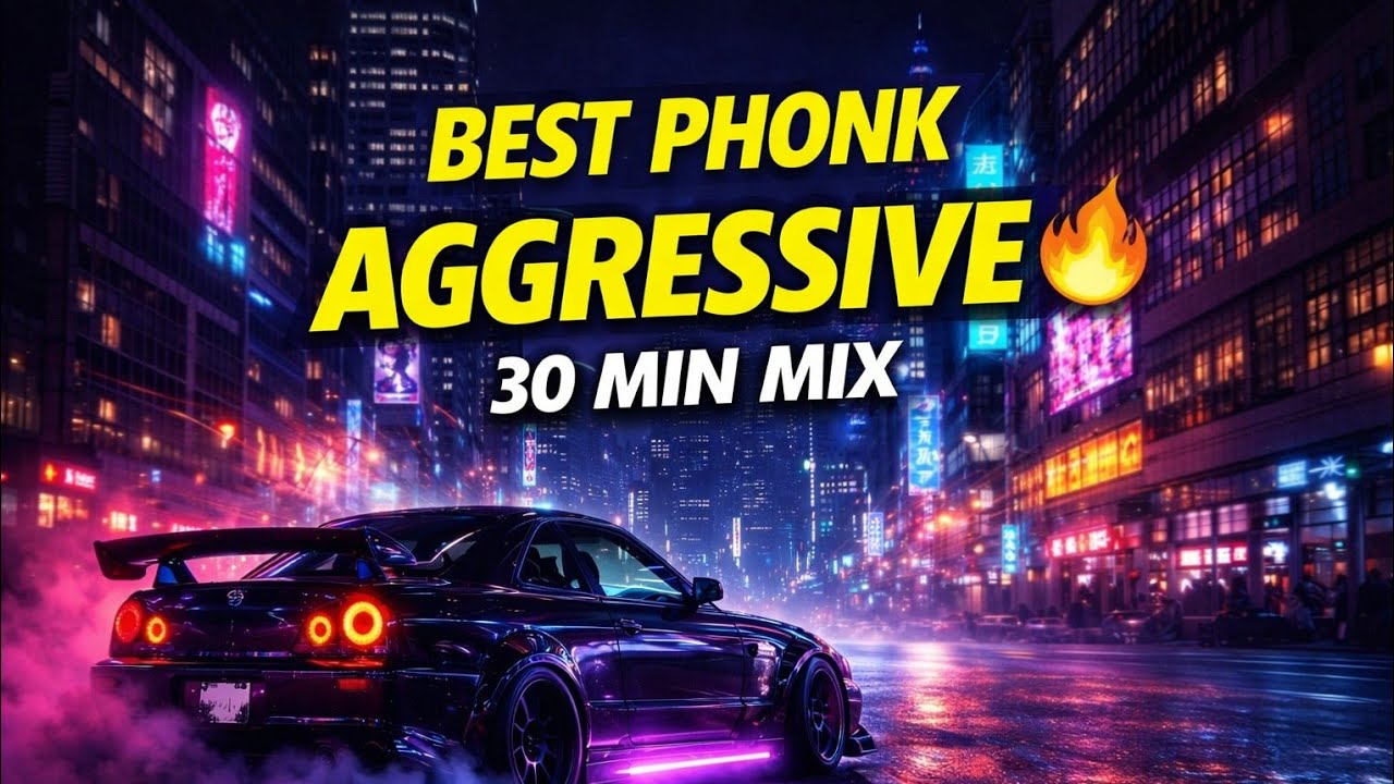 AGGRESSIVE PHONK MIX ⚔️ Best Phonk Music for Gaming, Anime Edits & Night Drive