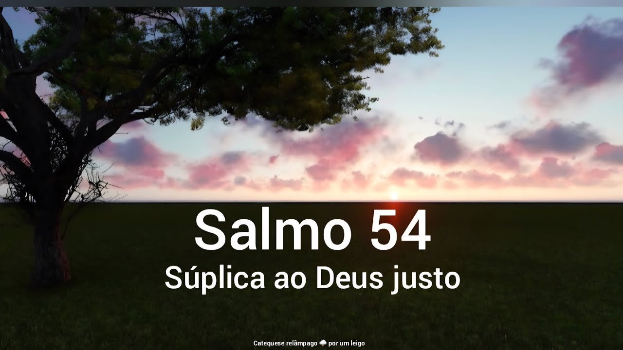 Salmo 54 - Súplica ao Deus justo