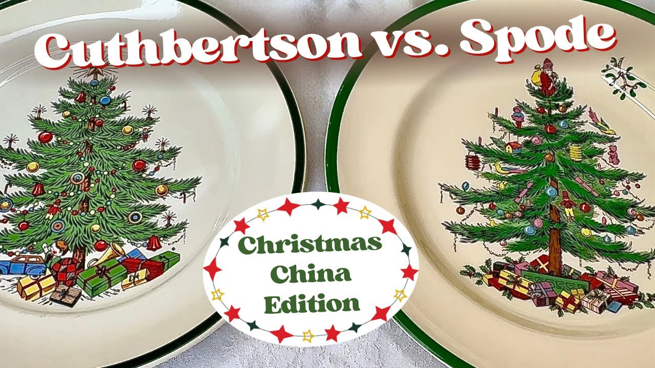 Cuthbertson против Spode Christmas China: наглядное сравнение и какой праздничный набор победит?