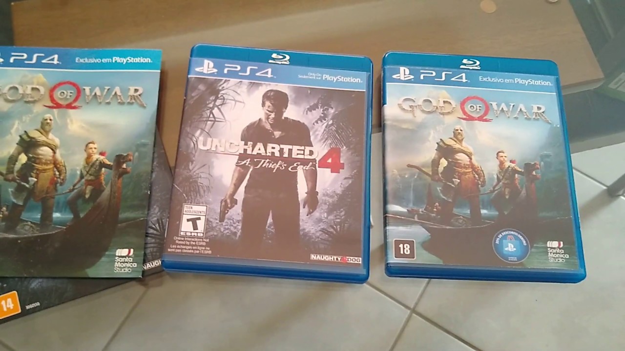 Capas pl&aacute;sticas (Case azul) para jogos de PS4