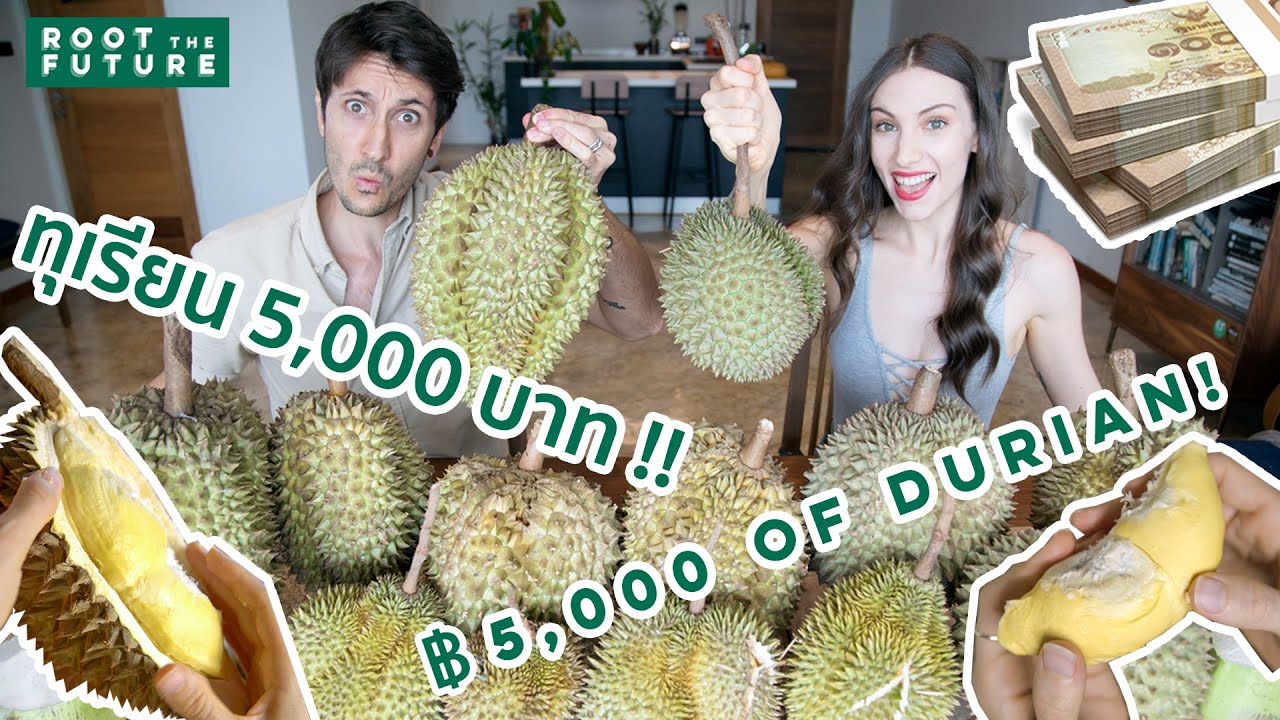 We ate 5,000 THB worth of DURIAN!!