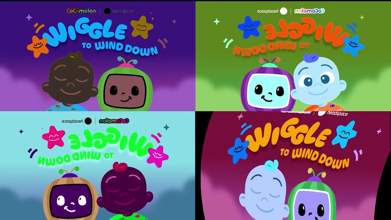 Cocomelon Wiggle To Wind Down Intro Logo Effects Sponsored By Klasky Csupo 2001 Effects | Combined
