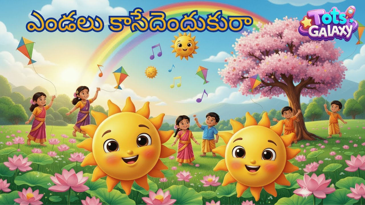 Endalu Kaasedi Endhukura | Telugu Kids Rhyme | Nursery Rhymes & Kids Songs | Tots Galaxy