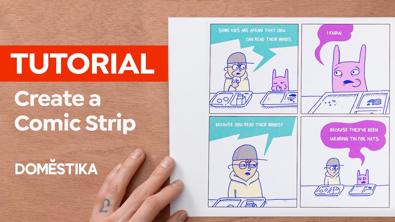 TUTORIAL cómic | Cómo CREAR una TIRA CÓMICA - Jimmy Craig | Domestika