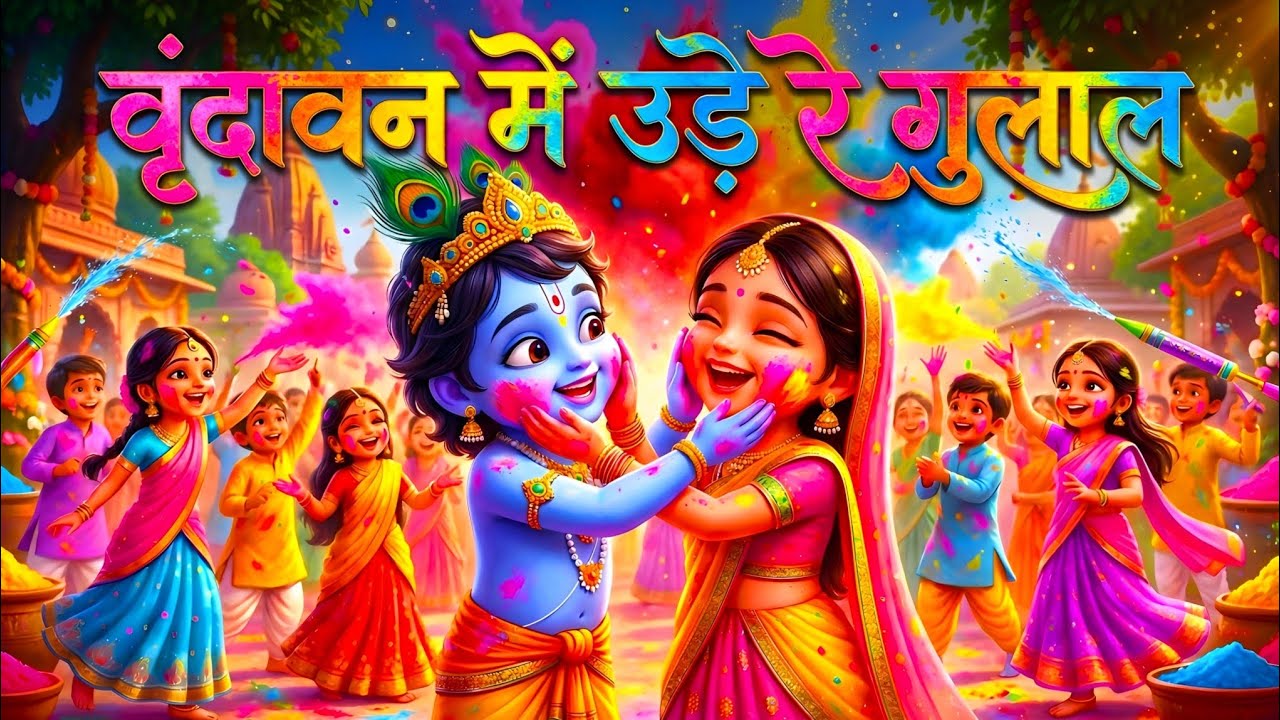 Vrindavan Mein Ude Re Gulal - वृन्दावन में उड़े रे गुलाल कह दो राधा रानी से | Holi Bhajan #holi
