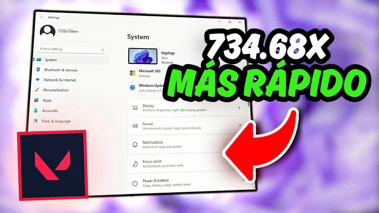 Optimiza Windows para VALORANT: Sube tus FPS y olvídate del lag en Windows 10 y 11