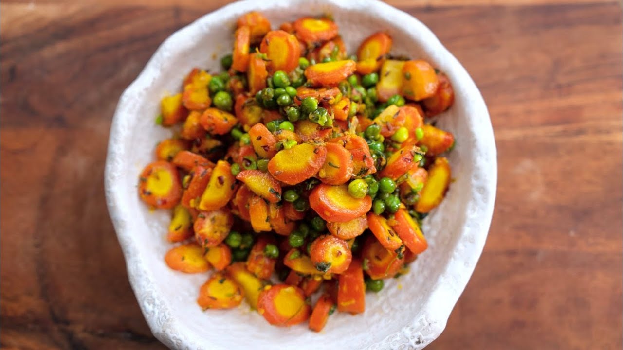 Best gajar matar ki recipe 😋😋 Indian food recipe  Home made food by Agwan's Kitchen ❤️❤️