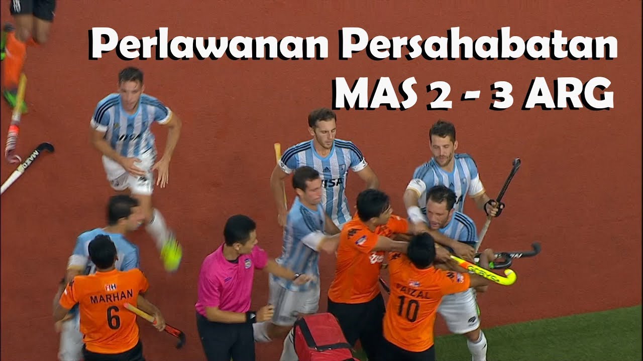 Hoki Perlawanan Persahabatan: MALAYSIA 2-3 ARGENTINA