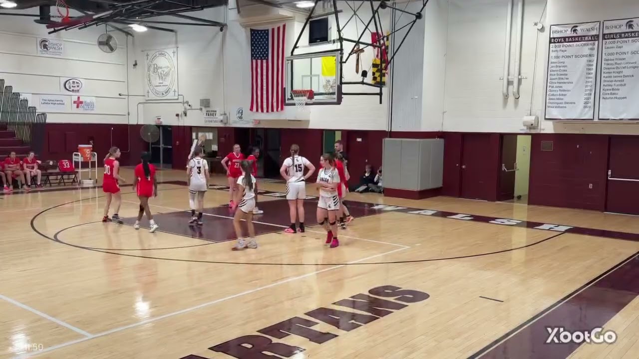 BW middle girls against Washington 