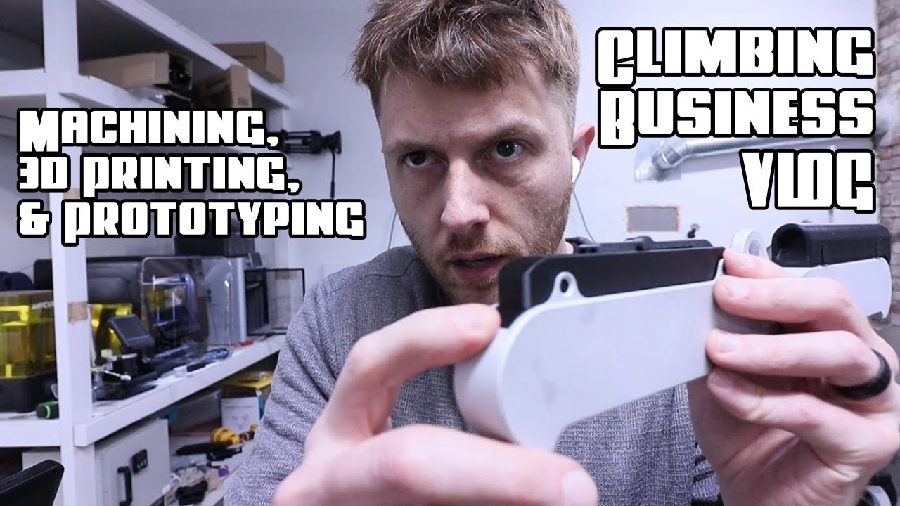 Climbing Business VLOG - More production, Prototyping and 3D printed holds