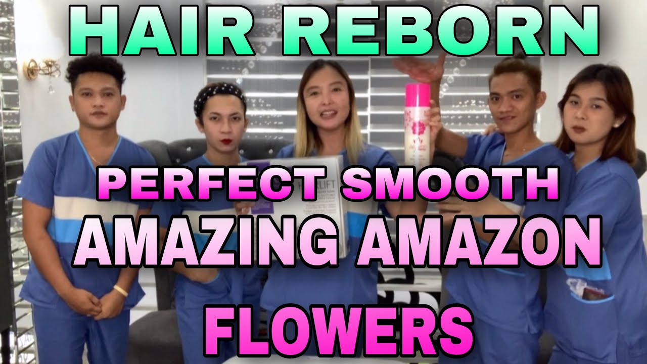 PERFECT SMOOTH HAIR AMAZING AMAZON FLOWERS #AmazingHairResult #TEAMTEVESSALON #AMAZINGAMAZONFLOWERS